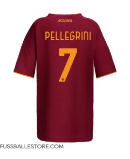 Günstige AS Roma Lorenzo Pellegrini #7 Heimtrikot Damen 2025-26 Kurzarm